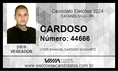 Candidato CARDOSO  2024 - CATANDUVAS - Eleições