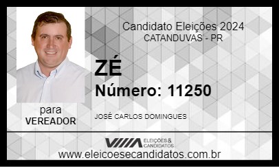 Candidato ZÉ 2024 - CATANDUVAS - Eleições