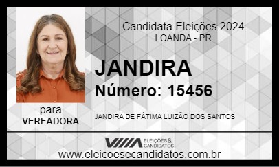 Candidato JANDIRA 2024 - LOANDA - Eleições