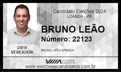 Candidato BRUNO LEÃO 2024 - LOANDA - Eleições