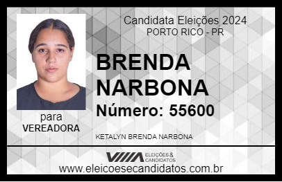 Candidato BRENDA NARBONA 2024 - PORTO RICO - Eleições