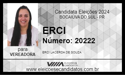 Candidato ERCI 2024 - BOCAIÚVA DO SUL - Eleições