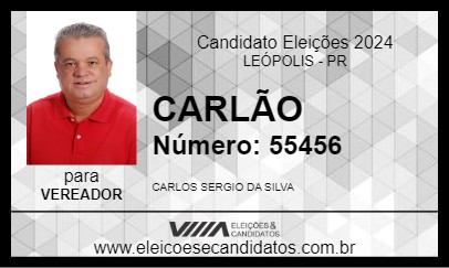 Candidato CARLÃO 2024 - LEÓPOLIS - Eleições