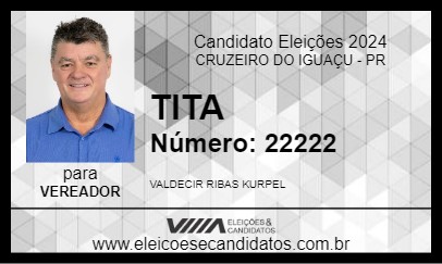 Candidato TITA 2024 - CRUZEIRO DO IGUAÇU - Eleições