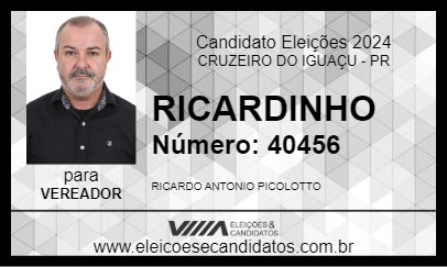 Candidato RICARDINHO 2024 - CRUZEIRO DO IGUAÇU - Eleições