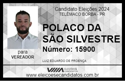 Candidato POLACO DA SÃO SILVESTRE 2024 - TELÊMACO BORBA - Eleições