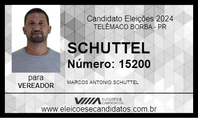 Candidato SCHUTTEL 2024 - TELÊMACO BORBA - Eleições