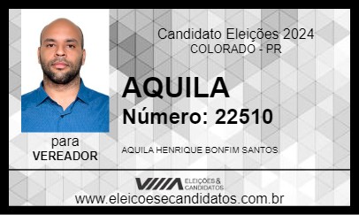 Candidato AQUILA 2024 - COLORADO - Eleições