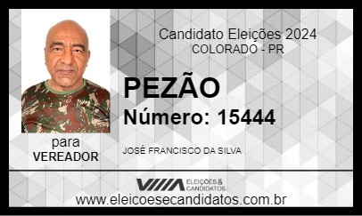 Candidato PEZÃO 2024 - COLORADO - Eleições