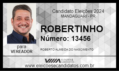 Candidato ROBERTINHO 2024 - MANDAGUARI - Eleições