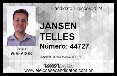 Candidato JANSEN TELLES 2024 - SÃO JOSÉ DOS PINHAIS - Eleições