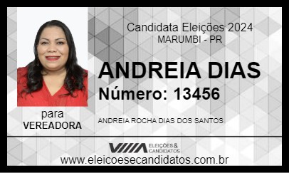 Candidato ANDREIA DIAS 2024 - MARUMBI - Eleições