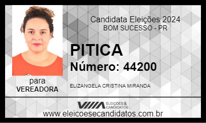 Candidato PITICA 2024 - BOM SUCESSO - Eleições