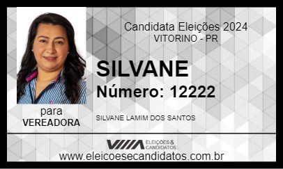 Candidato SILVANE 2024 - VITORINO - Eleições