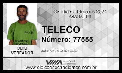 Candidato TELECO 2024 - ABATIÁ - Eleições