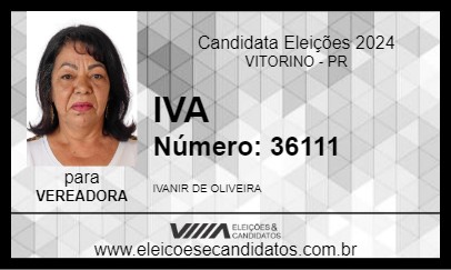 Candidato IVA 2024 - VITORINO - Eleições