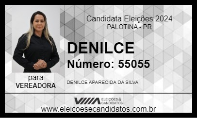 Candidato DENILCE 2024 - PALOTINA - Eleições