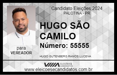 Candidato HUGO SÃO CAMILO 2024 - PALOTINA - Eleições