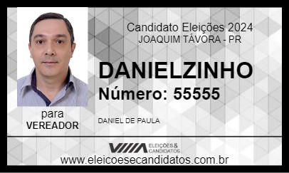 Candidato DANIELZINHO 2024 - JOAQUIM TÁVORA - Eleições