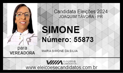 Candidato SIMONE 2024 - JOAQUIM TÁVORA - Eleições