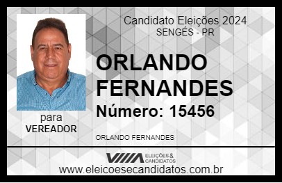 Candidato ORLANDO FERNANDES 2024 - SENGÉS - Eleições