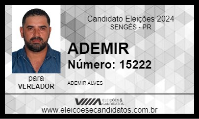 Candidato ADEMIR 2024 - SENGÉS - Eleições