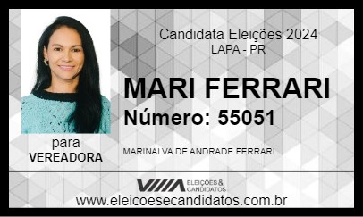 Candidato MARI FERRARI 2024 - LAPA - Eleições