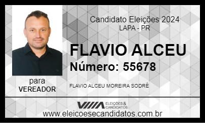 Candidato FLAVIO ALCEU 2024 - LAPA - Eleições