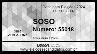 Candidato SOSSO 2024 - CURITIBA - Eleições