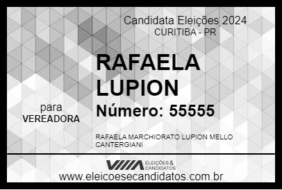 Candidato RAFAELA LUPION 2024 - CURITIBA - Eleições