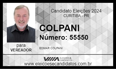 Candidato COLPANI 2024 - CURITIBA - Eleições