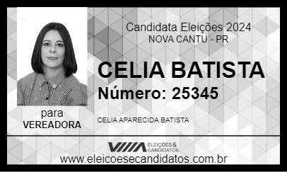 Candidato CELIA BATISTA 2024 - NOVA CANTU - Eleições