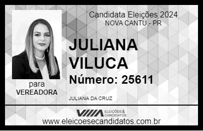 Candidato JULIANA VILUCA 2024 - NOVA CANTU - Eleições