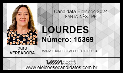 Candidato LOURDES 2024 - SANTA INÊS - Eleições