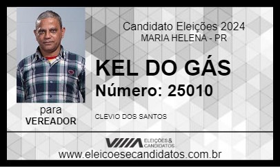 Candidato KEL DO GÁS 2024 - MARIA HELENA - Eleições