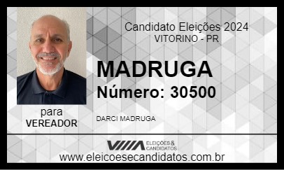 Candidato MADRUGA 2024 - VITORINO - Eleições