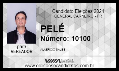 Candidato PELÉ 2024 - GENERAL CARNEIRO - Eleições