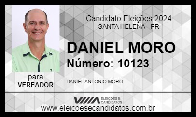 Candidato DANIEL MORO 2024 - SANTA HELENA - Eleições