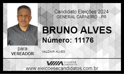 Candidato BRUNO ALVES 2024 - GENERAL CARNEIRO - Eleições