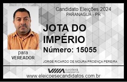 Candidato JOTA DO IMPÉRIO 2024 - PARANAGUÁ - Eleições