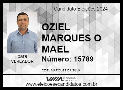 Candidato OZIEL MARQUES O MAEL 2024 - PARANAGUÁ - Eleições