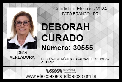 Candidato DEBORAH CURADO 2024 - PATO BRANCO - Eleições