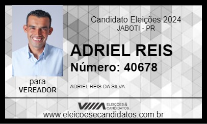 Candidato ADRIEL REIS 2024 - JABOTI - Eleições