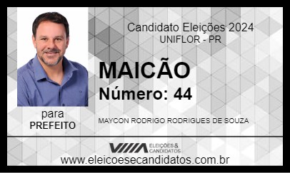 Candidato MAICÃO 2024 - UNIFLOR - Eleições