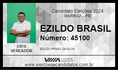 Candidato EZILDO BRASIL 2024 - MARINGÁ - Eleições