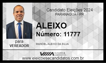 Candidato ALEIXO 2024 - PARANAGUÁ - Eleições