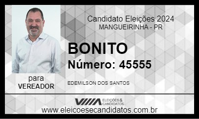 Candidato BONITO 2024 - MANGUEIRINHA - Eleições