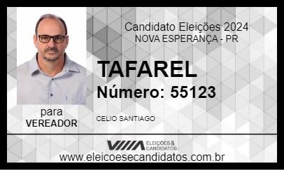 Candidato TAFAREL 2024 - NOVA ESPERANÇA - Eleições