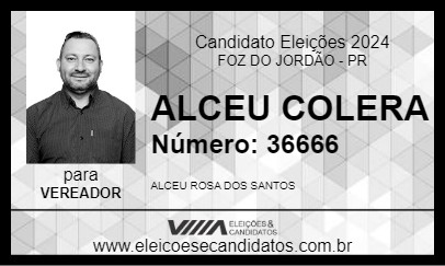 Candidato ALCEU COLERA 2024 - FOZ DO JORDÃO - Eleições