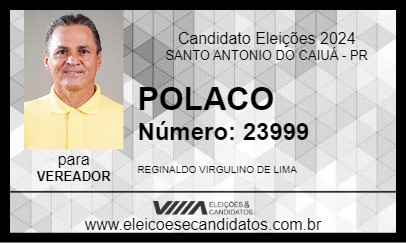 Candidato POLACO 2024 - SANTO ANTONIO DO CAIUÁ - Eleições